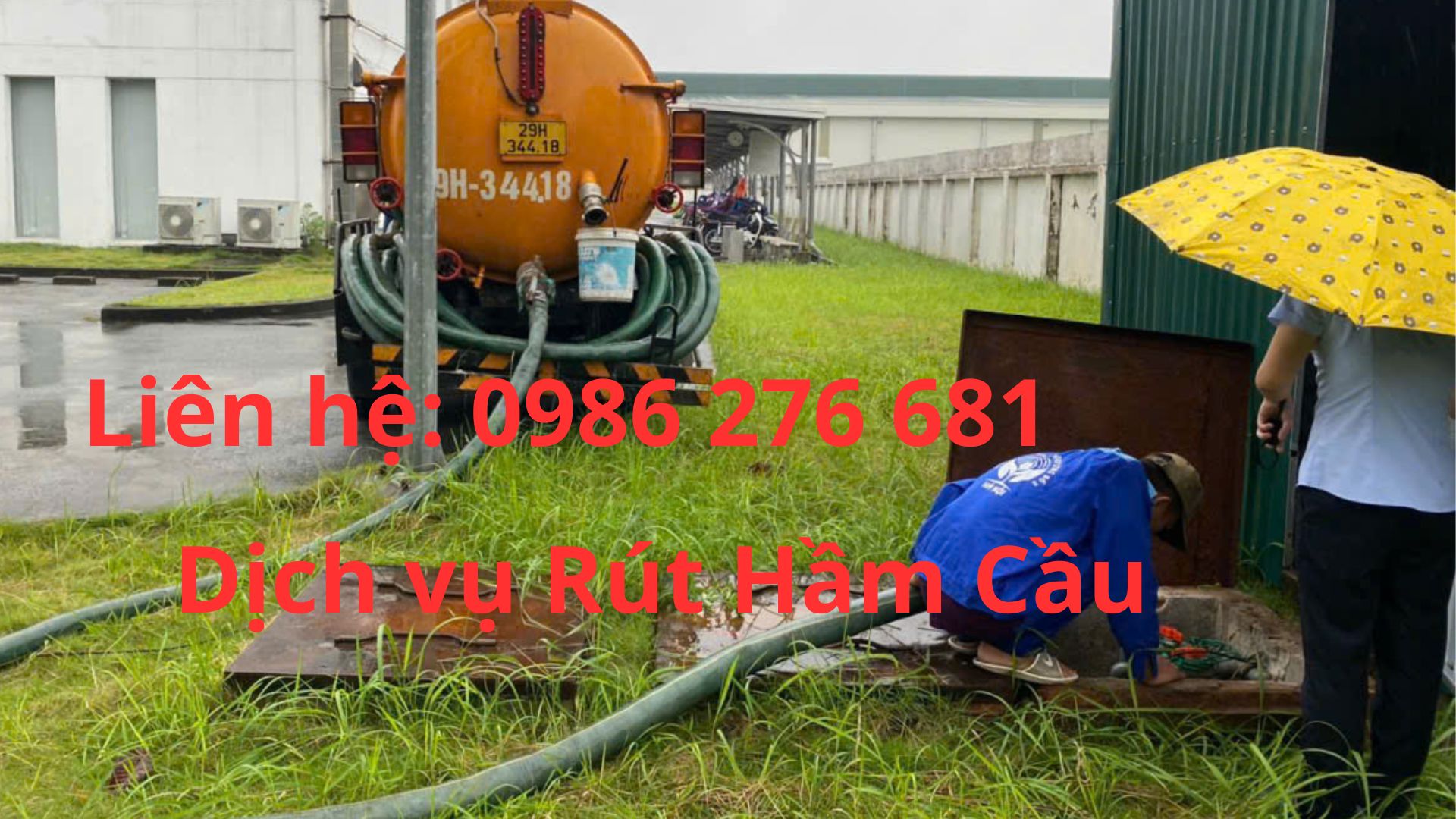 Rút hầm cầu chuyên nghiệp tại công ty ở Sài Gòn