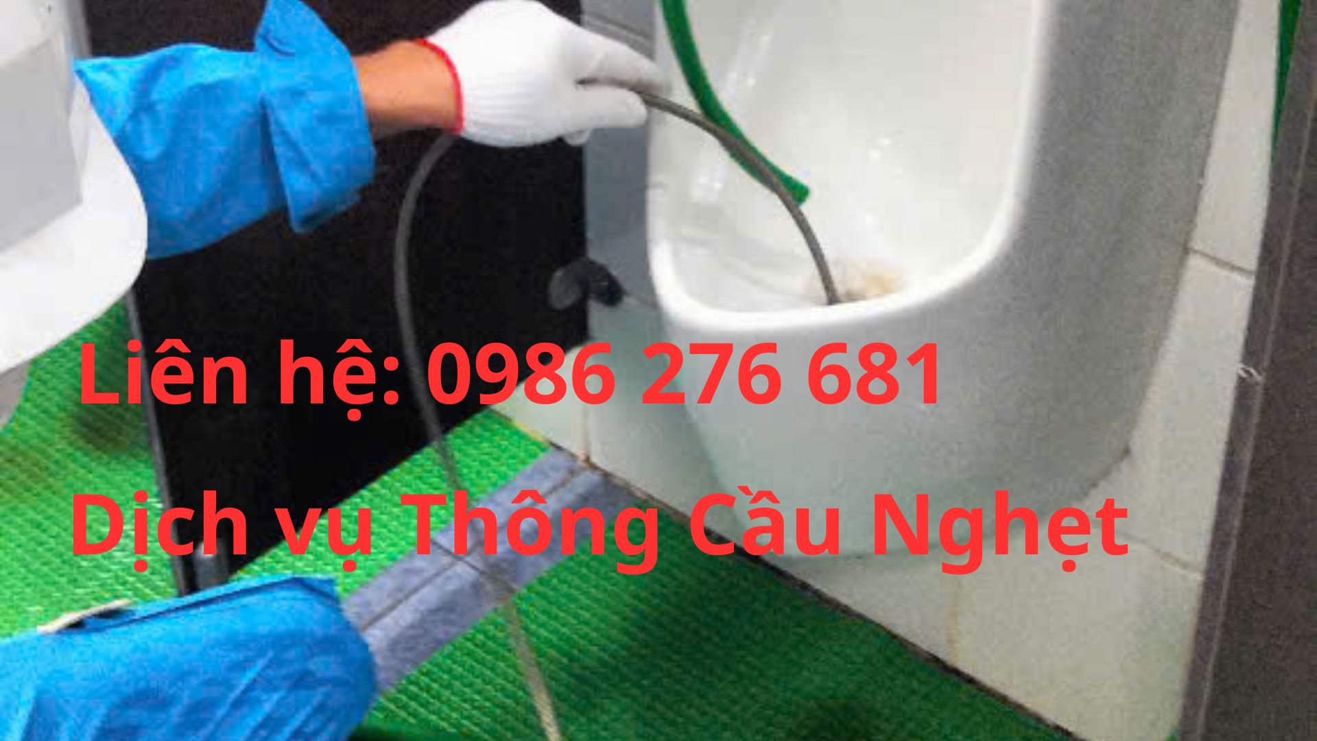 Thông cầu nghẹt nhà vệ sinh không mùi tại TP.HCM