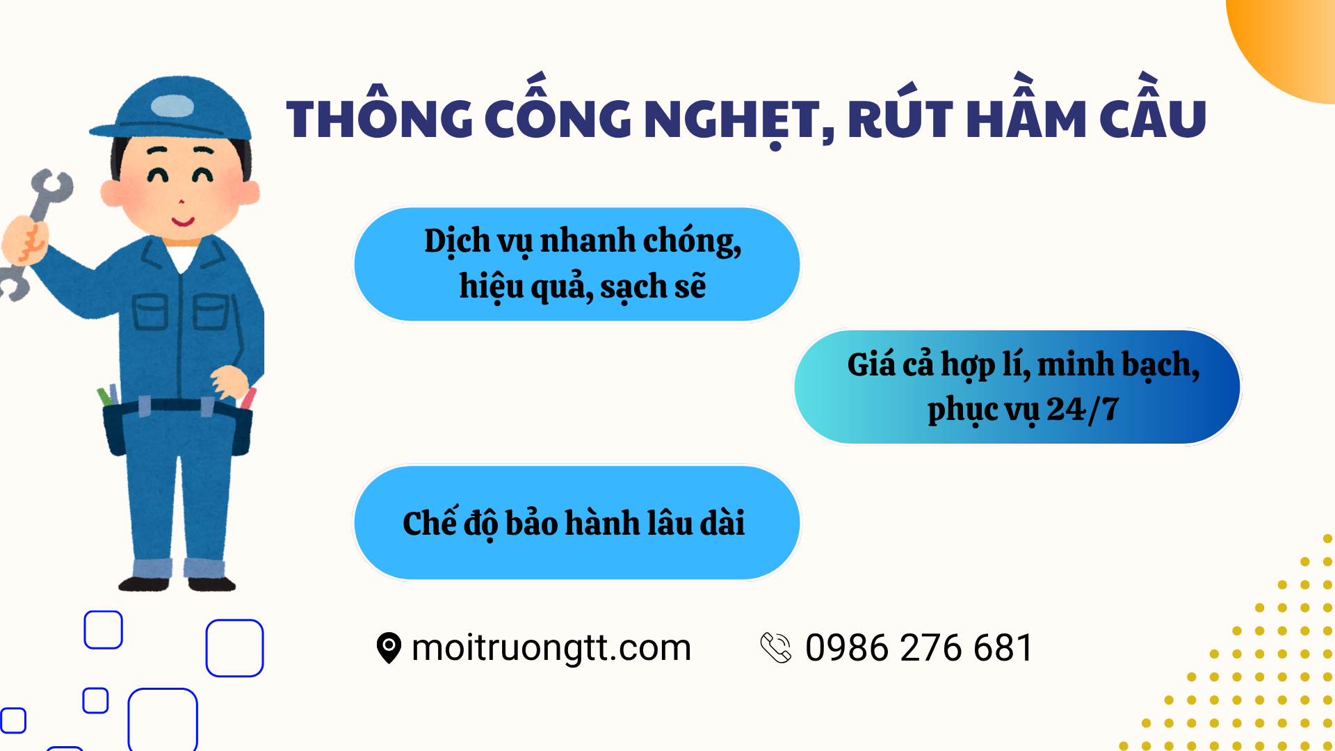 TRANG CHỦ 55 Thông cống nghẹt và hút hầm cầu Sài Gòn